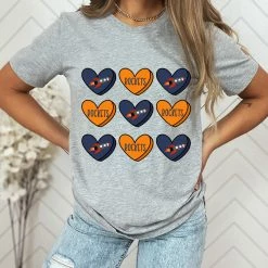 Hustle & Heart NC Valentine's Day Rockets Conversation Heart Graphic Tee