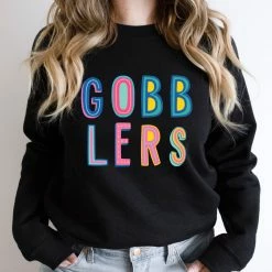 Hustle And Heart NC Gobblers Colorful Graphic Tee