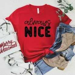 Hustle & Heart NC Always Nice Screenprint Transfer