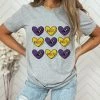 Hustle & Heart NC Valentine's Day Bullets Conversation Heart Graphic Tee