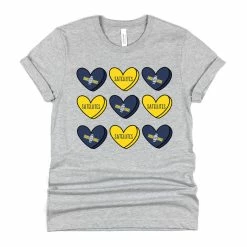 Hustle & Heart NC Satellites Conversation Heart Graphic Tee