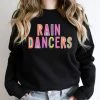Hustle And Heart NC Colorful Block Mascots Rain Dancers Colorful Graphic Tee