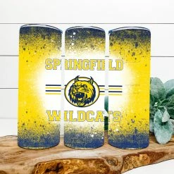Hustle & Heart NC Springfield Wildcats Bleach Completed 20oz Skinny Tumbler Tumbler Of The Week