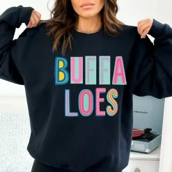 Hustle And Heart NC Buffaloes Colorful Graphic Tee Colorful Block Mascots