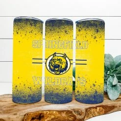 Hustle & Heart NC Springfield Wildcats Completed 20oz Skinny Tumbler