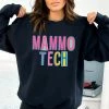 Hustle And Heart NC Colorful Block Mascots Mammo Tech Colorful Graphic Tee