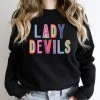 Hustle And Heart NC Lady Devils Colorful Graphic Tee