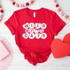 Hustle & Heart NC Wildcats Conversation Hearts Screenprint Transfer RTS 1/17