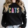Hustle And Heart NC Cats Colorful Graphic Tee