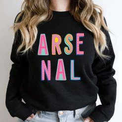 Hustle And Heart NC Arsenal Colorful Graphic Tee