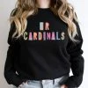 Hustle And Heart NC Colorful Block Mascots JR Cardinals Colorful Graphic Tee