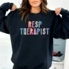 Hustle And Heart NC Resp Therapist Colorful Graphic Tee
