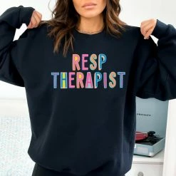 Hustle And Heart NC Resp Therapist Colorful Graphic Tee