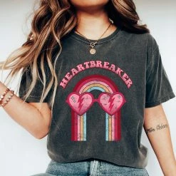 Hustle & Heart NC Valentine's Day HeartBreaker Graphic Tee