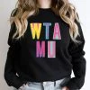 Hustle And Heart NC WTAMU Colorful Graphic Tee