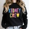 Hustle And Heart NC Colorful Block Mascots Kidney Crew Colorful Graphic Tee