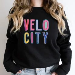 Hustle And Heart NC Velocity Colorful Graphic Tee