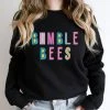 Hustle And Heart NC Bumblebees Colorful Graphic Tee Colorful Block Mascots