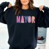 Hustle And Heart NC Mayor Colorful Graphic Tee