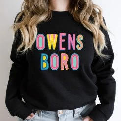 Hustle And Heart NC Owensboro Colorful Graphic Tee