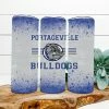 Hustle & Heart NC Portageville Bulldogs Completed 20oz Skinny Tumbler Tumbler Of The Week