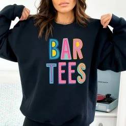 Hustle And Heart NC Bar Tees Colorful Graphic Tee