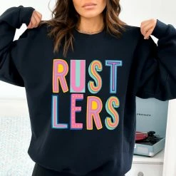 Hustle And Heart NC Rustlers Graphic Tee