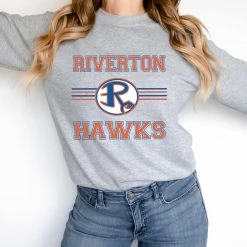 Hustle & Heart NC Mascot Pride Riverton Hawks