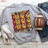 Hustle & Heart NC Chiefs Retro Bubble Faux Glitter Leopard Circle Designs