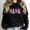 Hustle And Heart NC Nana Colorful Graphic Tee Colorful Block Mascots