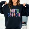 Hustle And Heart NC South Georgia Colorful Graphic Tee