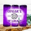 Hustle & Heart NC Coalgate Wildcats Bleach Completed 20oz Skinny Tumbler