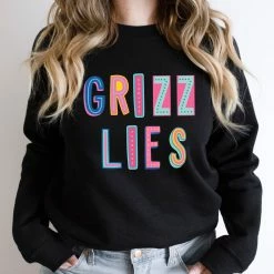 Hustle And Heart NC Grizzles Colorful Graphic Tee