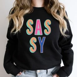 Hustle And Heart NC Sassy Colorful Graphic Tee Colorful Block Mascots