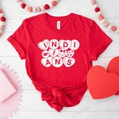 Hustle & Heart NC Indians Conversation Hearts Screenprint Transfer RTS 1/17