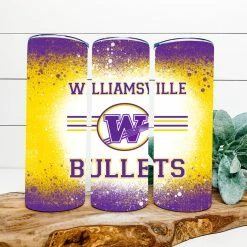 Hustle & Heart NC Tumbler Of The Week Williamsville Bullets Completed 20oz Skinny Tumbler