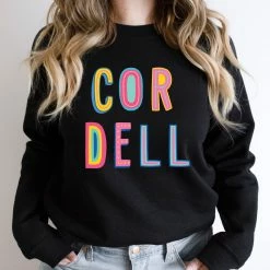 Hustle And Heart NC Cordell Colorful Graphic Tee Colorful Block Mascots