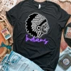 Hustle & Heart NC Indians Purple Neon Mascot