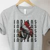 Hustle & Heart NC Indians Repeating Mascot Graphic Tee