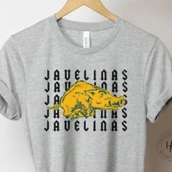 Hustle & Heart NC Javelinas Repeating Mascot Graphic Tee