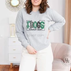 Hustle & Heart NC Kimmel Farm Frogs Green/White/Black Doodle Graphic Tee School Doodle Designs