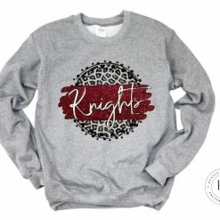 Hustle & Heart NC Knights Maroon And White