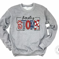 Hustle & Heart NC Lady Storm Doodle Graphic Tee School Doodle Designs