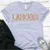 Hustle And Heart NC Lancers Baseball Faux Chenille Letters Graphic Tee