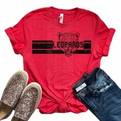 Hustle & Heart NC Leopards Varsity Screenprint Transfer