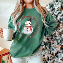 Hustle & Heart NC Let It Snow Graphic Tee Christmas