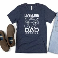 Hustle And Heart NC Leveling Up Graphic Tee Father's Day