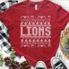Hustle & Heart NC Christmas Screenprint Transfers Lions Ugly Christmas Sweater Screenprint Transfer