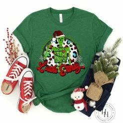 Hustle & Heart NC Loathe Entirely Graphic Tee Christmas