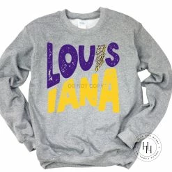 Hustle And Heart NC Louisiana Lightning Bolt Graphic Tee Lightning Bolt Designs